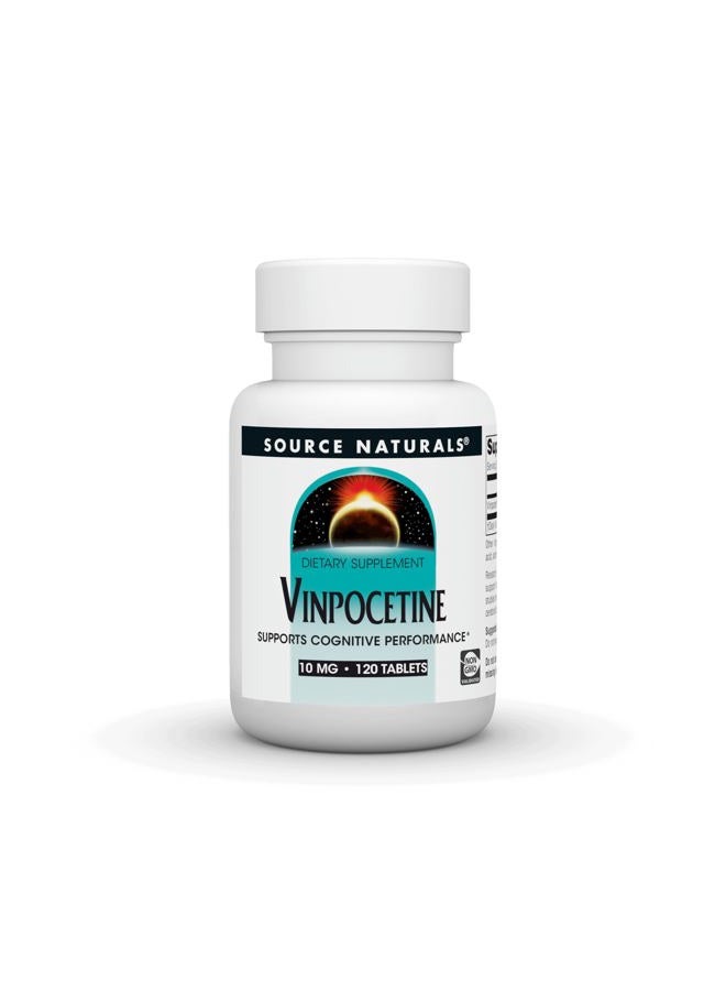 SOURCE NATURALS 10Mg 120 Tb Vinpocetine, 120 CT - Image 1